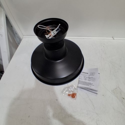 CANARM MAZU CANOPY CEILING LIGHT-100W MAX 120V 13"X 22"- MATTE BLACK (MODEL:ISF670B01BK) image 2