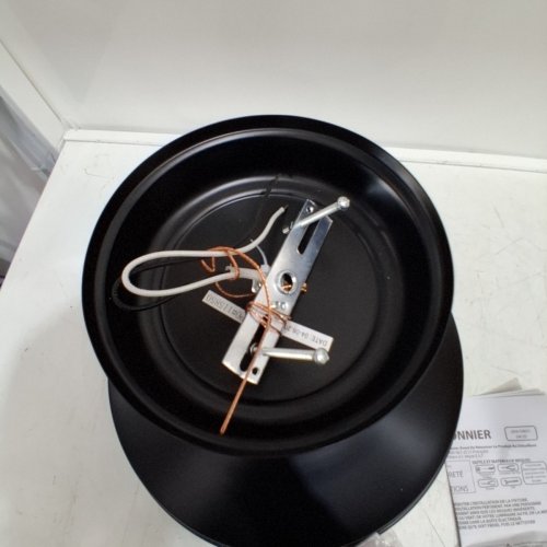 CANARM MAZU CANOPY CEILING LIGHT-100W MAX 120V 13"X 22"- MATTE BLACK (MODEL:ISF670B01BK) image 3