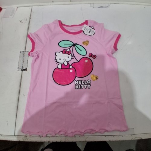 GIRL'S HELLO KITTY T-SHIRT - EXTRA LARGE (14-16) - PINK (STYLE: 50953824) image 2