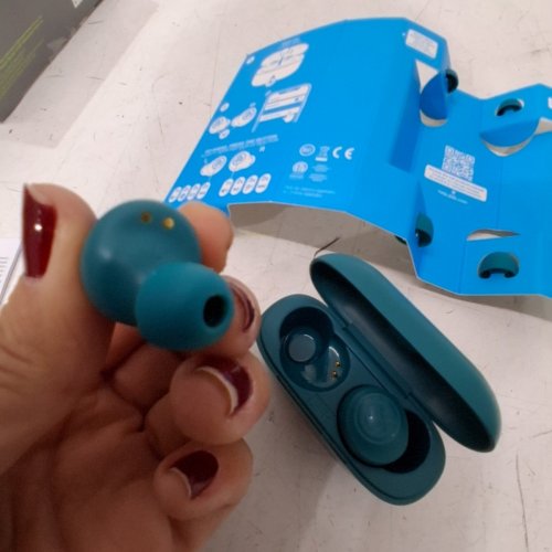JLAB GO AIR POP TRUE WIRELESS BLUETOOTH EARBUDS IPX4 SWEAT RESISTANCE TOUCH CONTROLS DUAL CONNECT - TEAL (MODEL:‎EBGAIRPOPRTEL124) image 4