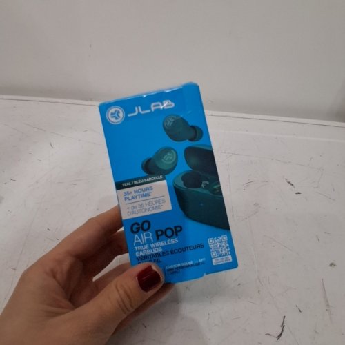 JLAB GO AIR POP TRUE WIRELESS BLUETOOTH EARBUDS IPX4 SWEAT RESISTANCE TOUCH CONTROLS DUAL CONNECT - TEAL (MODEL:‎EBGAIRPOPRTEL124) image 5