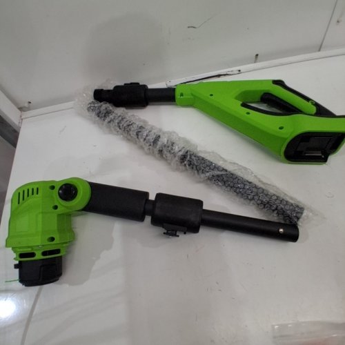 CORDLESS GRASS TRIMMER KIT WITH ACCESSORIES - 21 V - GREEN image 3