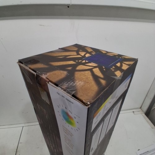 4PK SOLAR BOLLARD PATHWAY LIGHTS - 22" X 3.5" - BLACK (MODEL: 2323028) image 3