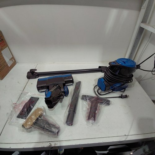SHARK ROCKET PET ULTRA-LIGHT CORDED STICK & HANDHELD VACUUM CLEANER - BLUE & GREY (MODEL: HV300C V5) image 3