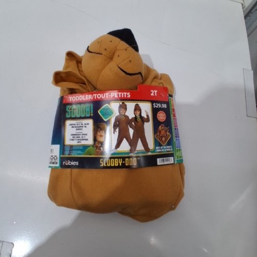 2PC UNISEX KID'S RUBIES SCOOBY DOO SCOOB! COSTUME - 2T - BROWN image 2