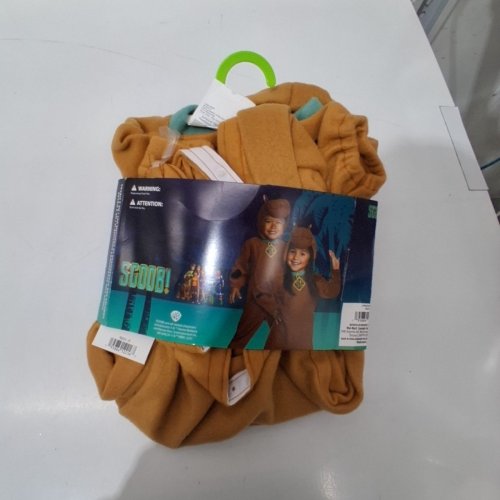 2PC UNISEX KID'S RUBIES SCOOBY DOO SCOOB! COSTUME - 2T - BROWN image 3