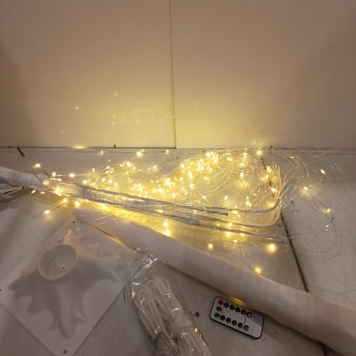 OKSTENCK LIGHTED ARTIFICIAL WILLOW TREE WITH REMOTE CONTROL FOR INDOOR/OUTDOOR USE - WARM WHITE (MODEL: PJ70310) image 2