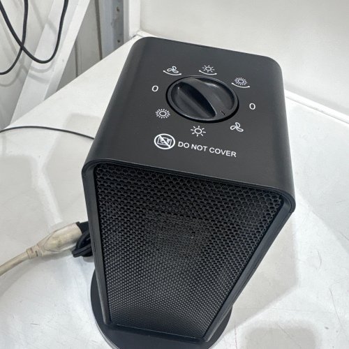 BRIVENNOR PORTABLE ELECTRIC SPACE HEATER FOR INDOOR USE, 90° OSCILLATING WITH THERMOSTAT, OVERHEATING & TIP-OVER PROTECTION - BLACK (MODEL: ‎GD9215AD11) image 3