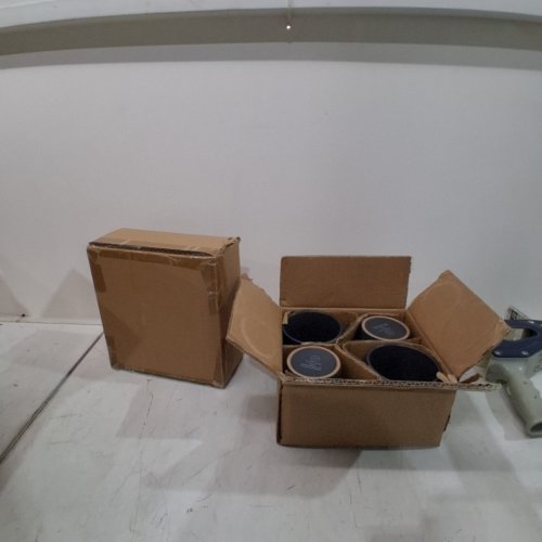 16PC STONE LAIN STONEWARE DINNERWARE SET MICROWAVE & DISHWASHER SAFE - MATTE GREY - (MODEL: BLB0200) image 2
