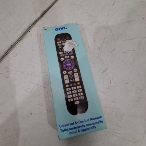 ONN. 6-DEVICE UNIVERSAL REMOTE CONTROL - COMPATIBLE WITH ALL MAJOR BRANDS - BLACK image 3