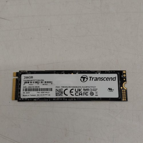 TRANSCEND NVME SSD - 256GB (MODEL: TS256GMTE712A-ONL) image 3