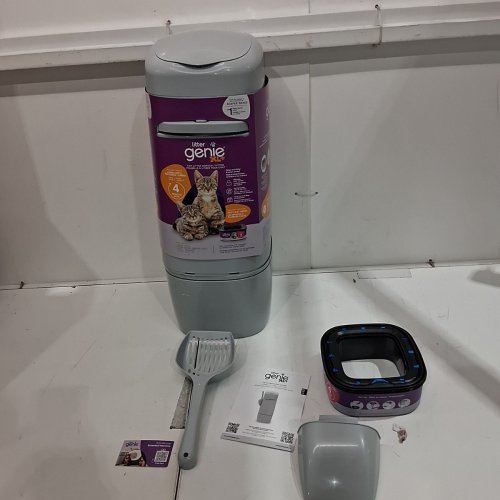 LITTER GENIE PAIL STYLE CAT LITTER WASTE DISPOSAL SYSTEM - 23.7L - GREY - (MODEL: 6665941000399) image 2