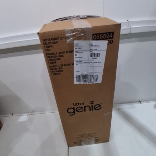 LITTER GENIE PAIL STYLE CAT LITTER WASTE DISPOSAL SYSTEM - 23.7L - GREY - (MODEL: 6665941000399) image 5