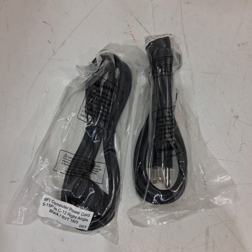 2PK AMAZONBASICS COMPUTER POWER CORD 6FT - BLACK image 3