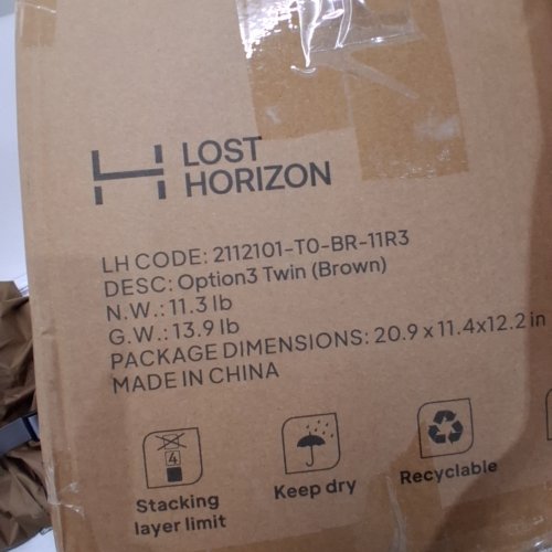 LOST HORIZON SELF-INFLATING CAMPING MATTRESS - TWIN - 4.5" - BROWN (MODEL: C0-BR-4.5) image 2