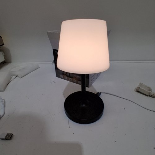 CORDLESS OUTDOOR TOUCH TABLE LAMP - BLACK - (MODEL: LED5-01) image 2