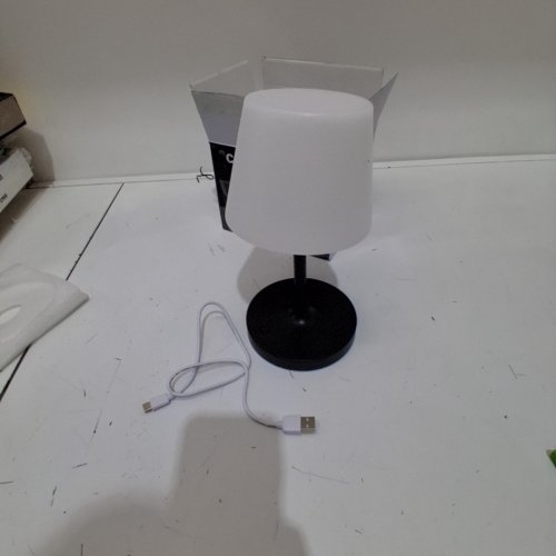 CORDLESS OUTDOOR TOUCH TABLE LAMP - BLACK - (MODEL: LED5-01) image 3