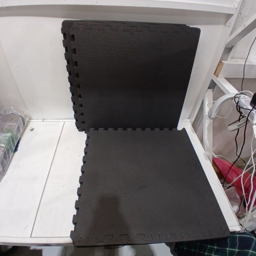 6PC CAP BARBELL PUZZLE MAT, 24 SQ FT, 1/2" THICK image 2