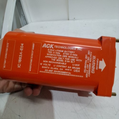 AGK LITHIUM BATTERY PACK - 12 V - ORANGE (MODEL: E-04) image 2