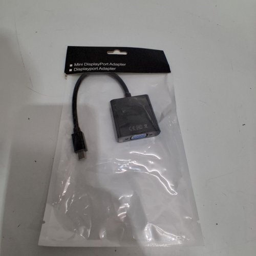 MINI DISPLAYPORT TO VGA ADAPTER - BLACK image 2