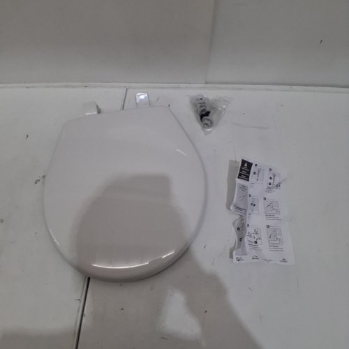 BEMIS ECONOMY PLASTIC TOILET SEAT - ROUND - WHITE (MODEL: 730SLEC 000) image 2