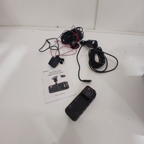 KYLTOOR DUAL 4 K UHD DASH CAM WITH BACK UP CAMERA - 3.16" SCREEN - 32GB SD INCLUDED - BLACK image 3