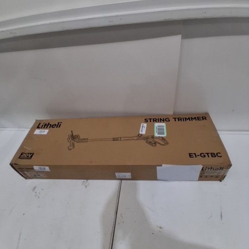 LITHELI CORDLESS STRING TRIMMER - 12" - 20V - GREY (MODEL: E1-GTBC) image 5