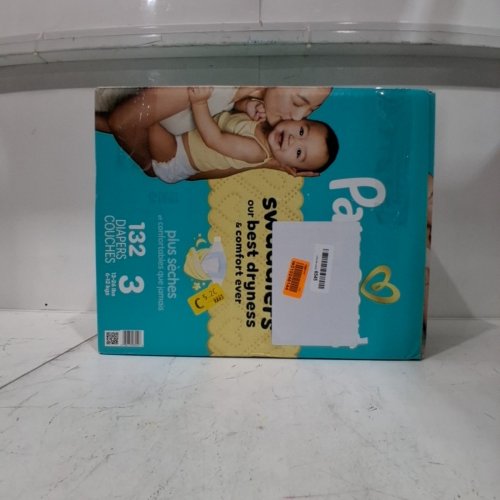132PK PAMPERS SWADDLERS DIAPERS - SIZE 3 (1326LB) image 3