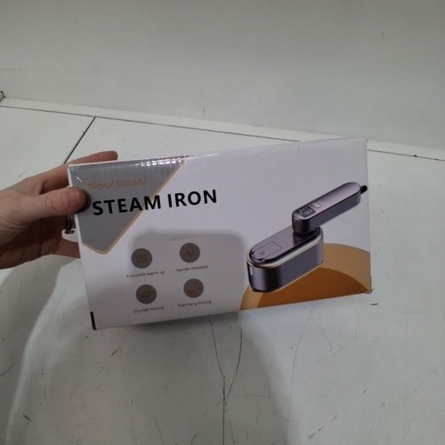 DIGITAL DISPLAY STEAM IRON -6.29" - 150 ML- PURPLE GREY AND COPPER (MODEL: FG-S12) image 5