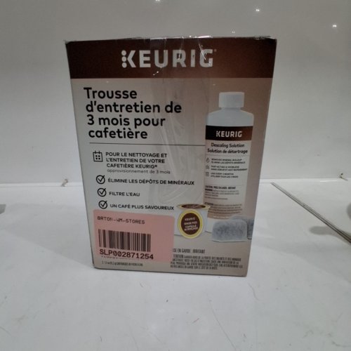 KEURIG 3-MONTH BREWER MAINTENANCE/CLEANING CARE KIT image 5