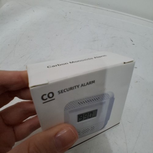 CO SECURITY ALARM MINI PORTABLE CARBON MONOXIDE DETECTOR - WHITE image 3