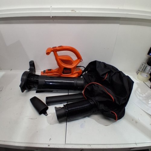 BLACK+DECKER CORDED VACUUM BACKPACK LEAF BLOWER & MULCHER - 250MPH/ 400CFM - BLACK/ORANGE (MODEL: BEBL7000) image 5