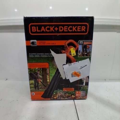 BLACK+DECKER CORDED VACUUM BACKPACK LEAF BLOWER & MULCHER - 250MPH/ 400CFM - BLACK/ORANGE (MODEL: BEBL7000) image 6