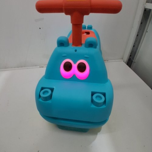 B. TOYS LOCBLOC HIPPO RIDE-ON WITH 26 BUILDING BLOCKS - BLUE (MODEL:BX2312Z) image 2