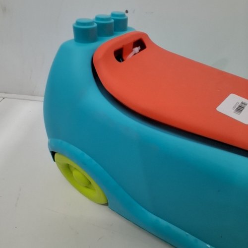 B. TOYS LOCBLOC HIPPO RIDE-ON WITH 26 BUILDING BLOCKS - BLUE (MODEL:BX2312Z) image 4