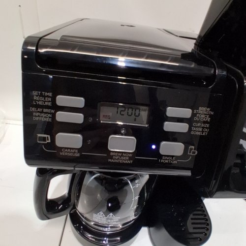 HAMILTON BEACH FLEXBREW TRIO COFFEE MAKER - 12 CUP CARAFE - 5 BREWING SIZES - BLACK (MODEL: A147) image 2