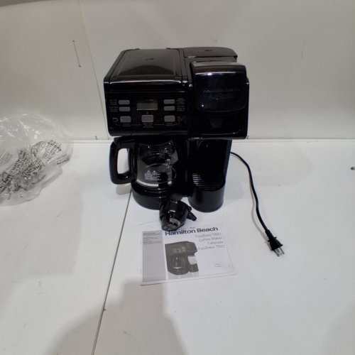 HAMILTON BEACH FLEXBREW TRIO COFFEE MAKER - 12 CUP CARAFE - 5 BREWING SIZES - BLACK (MODEL: A147) image 3
