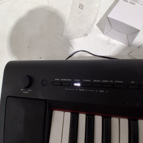 YAMAHA PIAGGERO LIGHTWEIGHT PIANO WITH 15 VOICES, 25 SONGS - BLACK (MODEL:NP-35) image 2