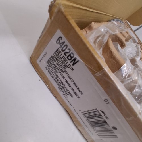 MOEN BELFIELD ONE-HANDLE BATHROOM FAUCET - BRUSHED NICKEL (MODEL: 6402BN) image 2