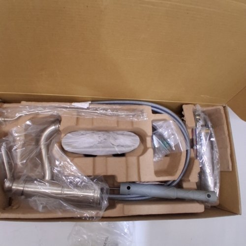 MOEN BELFIELD ONE-HANDLE BATHROOM FAUCET - BRUSHED NICKEL (MODEL: 6402BN) image 4