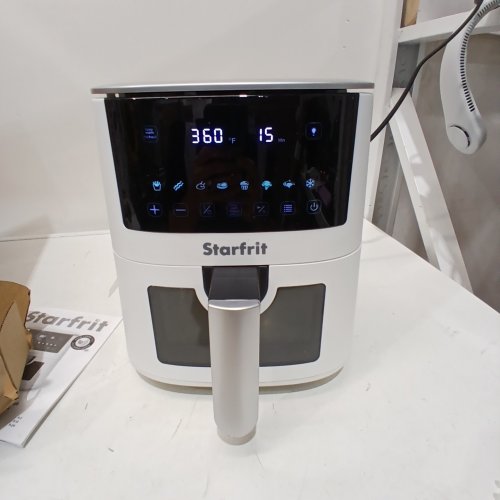 STARFRIT DIGITAL DISPLAY AIR FRYER WITH 8 PRESETS - 1400W - 4.4QT - WHITE (MODEL: 024609/AF35D03) image 2
