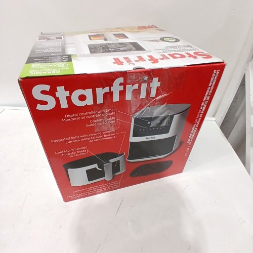STARFRIT DIGITAL DISPLAY AIR FRYER WITH 8 PRESETS - 1400W - 4.4QT - WHITE (MODEL: 024609/AF35D03) image 5