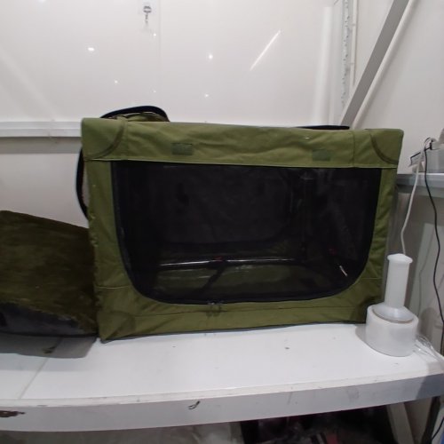 NOAH & PAW COLLAPSIBLE PET CRATE - LARGE, 30" X 21.2" X 21.2" - GREEN (MODEL: CO-GREEN-L) image 4