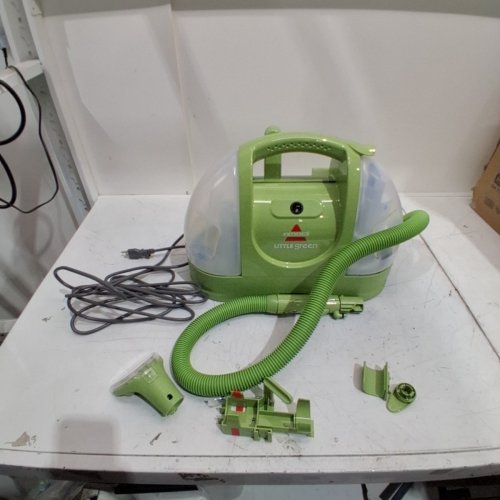 BISSELL LITTLE GREEN PORTABLE CARPET AND UPHOLSTERY SPOT VACUUM CLEANER - GREEN (MODEL: 3353G) image 2