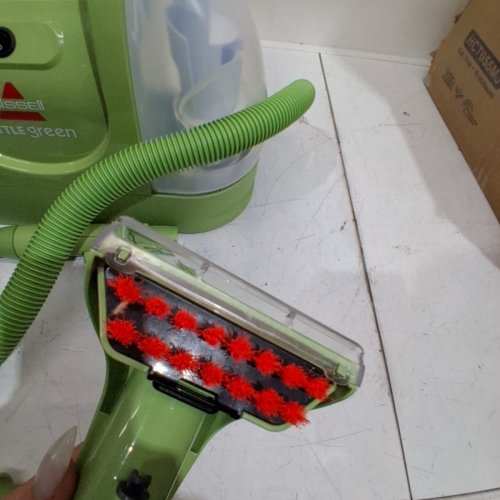 BISSELL LITTLE GREEN PORTABLE CARPET AND UPHOLSTERY SPOT VACUUM CLEANER - GREEN (MODEL: 3353G) image 5