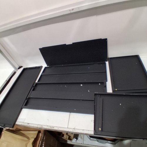 FLOATING GARAGE TOOL CABINET WITH UP-FLIP DOOR AND SHELF - 240 LBS - 27" X 12" X 20" - BLACK (MODEL: WC3020) image 2