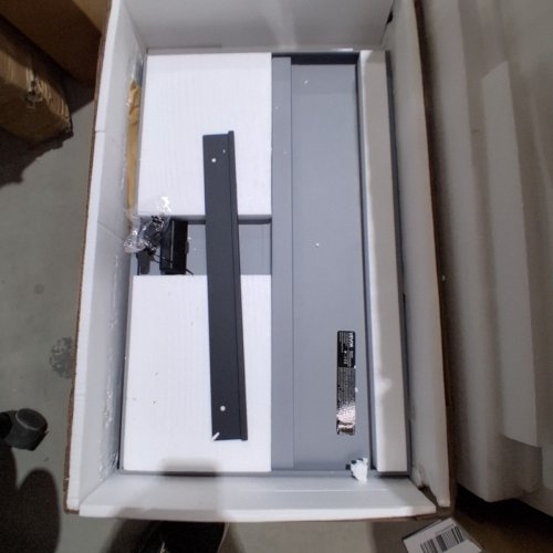 FLOATING GARAGE TOOL CABINET WITH UP-FLIP DOOR AND SHELF - 240 LBS - 27" X 12" X 20" - BLACK (MODEL: WC3020) image 3
