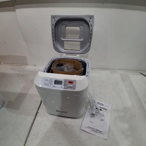 KITCHEN IN THE BOX 12-IN-1 BREAD MAKER WITH AUTO DISPENSER - MAKES 2LB LOAFS - WHITE (MODLE: KBM18) image 3