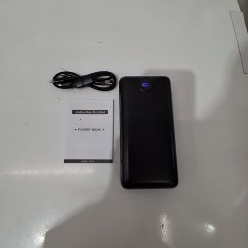 PORTABLE CHARGER POWER BANK WITH 2 USB-A, USB-C, AND MICRO USB PORT - 22.5W MAX - 50000MAH - BLACK (MODEL: PC5-5) image 3