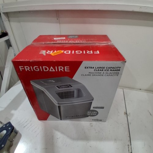 FRIGIDAIRE XL DIGITAL ICE MAKER - MAKES 40LBS/DAY - STAINLESS STEEL (MODEL: EFIC452-SS-CU) image 4